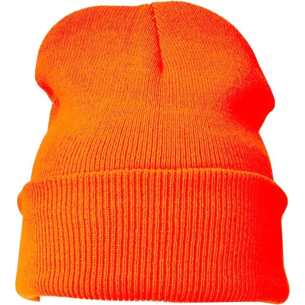 Zac's Alter Ego - Warm Soft Neon Fluorescent Mütze Beanie - Orange